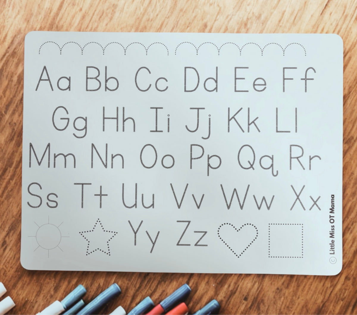 Washable Alphabet Activity Mat